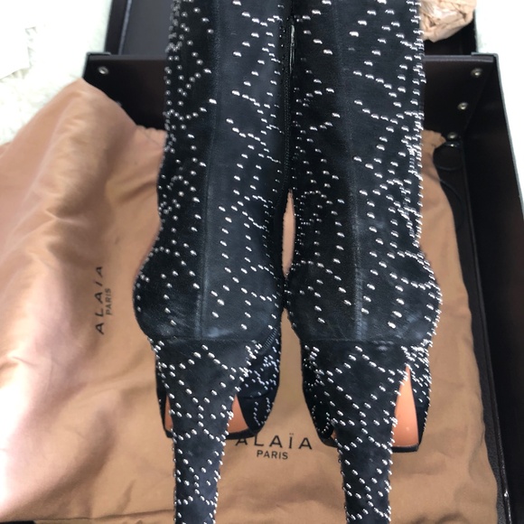 ALAIA platform suede shoes size EU 39 - Picture 9 of 16